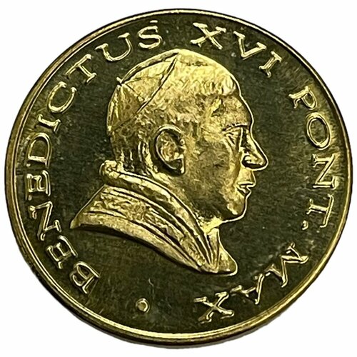 Ватикан 50 евроцентов 2005 г. Prova (Проба) ватикан 1 евро 2005 г prova проба
