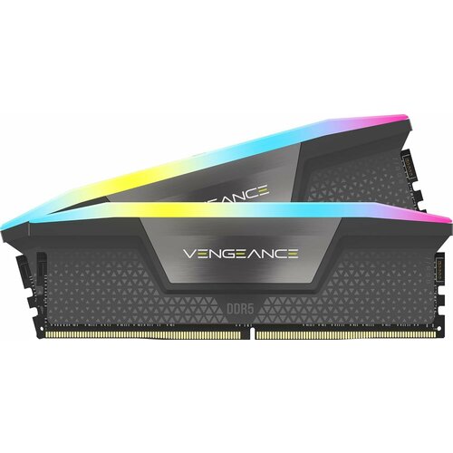 Оперативная память Corsair Vengeance RGB DDR5 - 64 ГБ 5200 MHz CMH64GX5M2B5200C40K 2227300₽