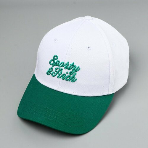 Кепка Overhat, размер 56, белый, зеленый кепка sporty