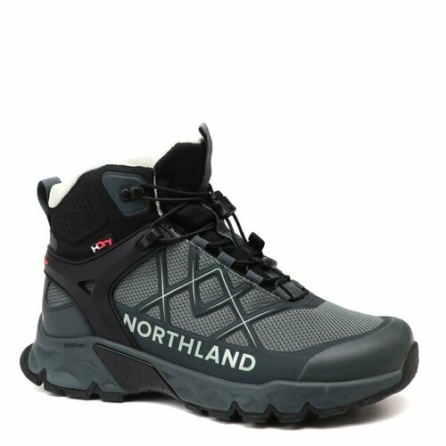 Кроссовки Northland Professional, размер 37, серый, зеленый кроссовки northland professional размер 37 черный