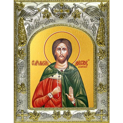 Икона Максим Доростольский, Озовийский, мученик мученик максим доростольский озовийский икона на доске 13 16 5 см
