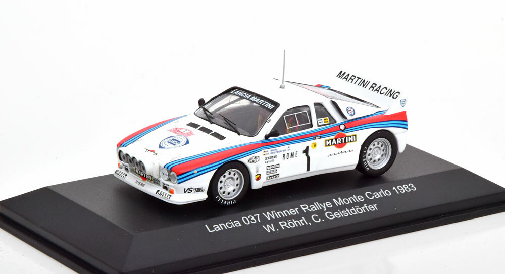 Модель коллекционная CMR Lancia 037 winner rally monte carlo 1983 martini