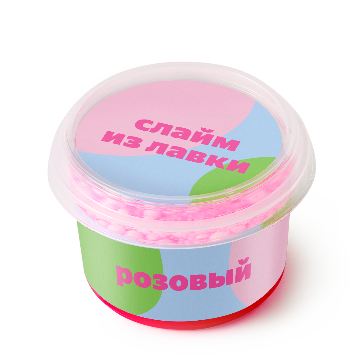 Слайм "Из Лавки", полимерный, розовый, для детей от 3 лет, в пластиковой банке