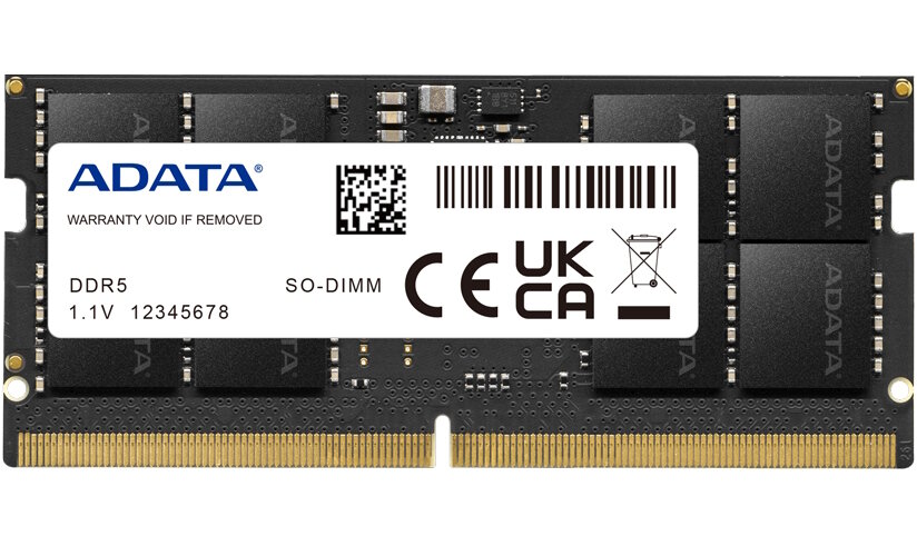 Оперативная память для ноутбука ADATA AD5S480016G-S SO-DIMM 16Gb DDR5 4800 MHz AD5S480016G-S