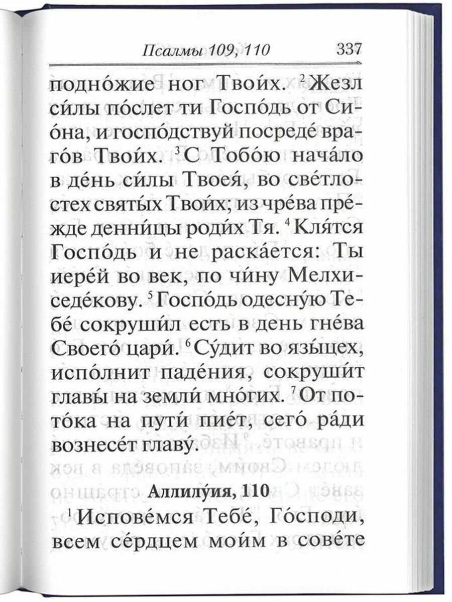 Книга Псалтирь с молитвами о живых и усопших, с указанием чтений на всякую потребу по н... - фото №2