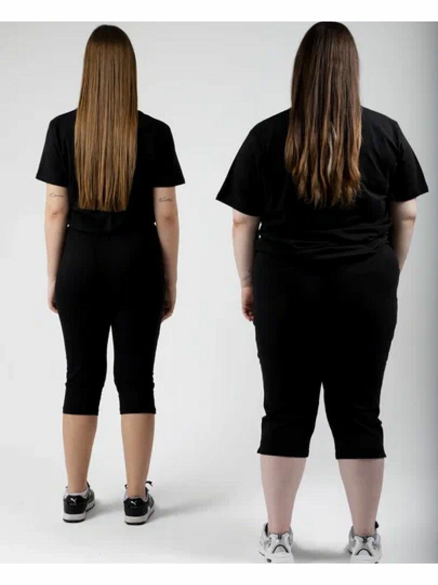 Капри FORLIKE, размер 52, черный — фото 1