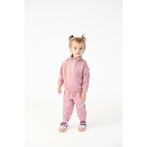 фото Костюм спортивный kiddy chic, размер 128, пудра