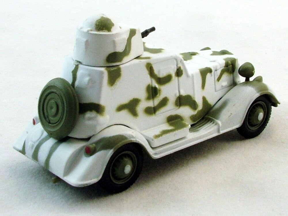 Масштабная модель 1/72, бронеавтомобиль БА-20 — фото 1