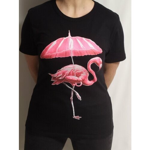 Футболка Мир футболок, размер 42, черный