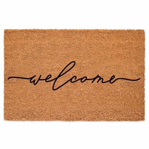 Коврик придверный 45х75 см кокоспвх коричневый Welcome Home deco 1690₽