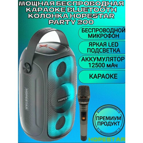 Мощная беспроводная караоке колонка HOPESTAR PARTY 200 688800₽