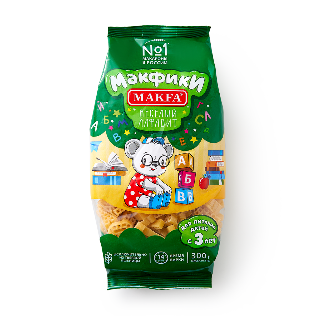 Макаронные изделия MAKFA Макфики Весёлый алфавит, 300 г - фото №3