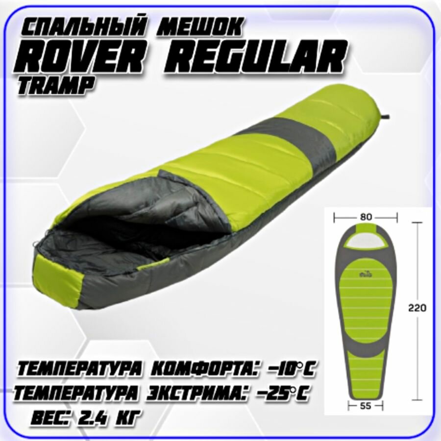 Спальный мешок Tramp Rover Regular (до-25C) - Слева