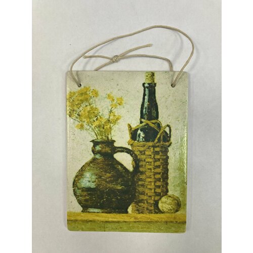 Декоративное панно Старинный натюрморт АРТ-Салон на Октябрьской 11х8х05 см деколь керамика 900₽