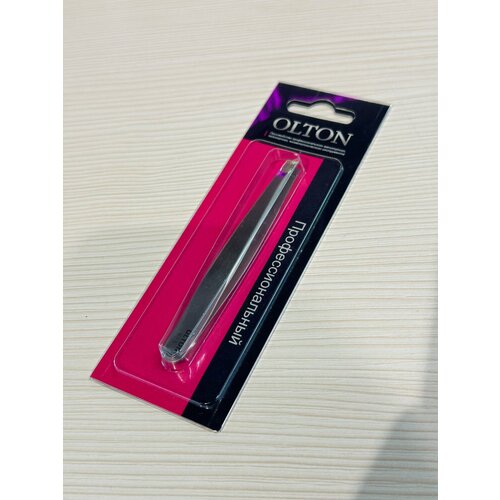 Пинцет диагональный Olton Professional П-6 (ручная заточка)