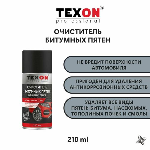 Очиститель битумных пятен и насекомых TEXON 210 мл аэрозоль 418₽