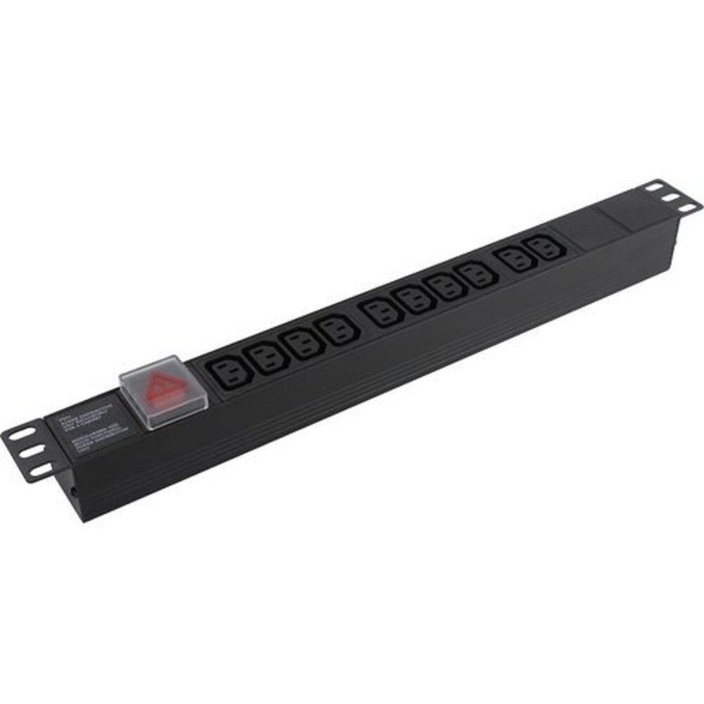 Exegate EX280859RUS Блок розеток ExeGate ServerPro PDU-19H001 Al-10С13-C14-SW, 1U, Алюм., 10 IEC 320 C13, С14 - фото №13