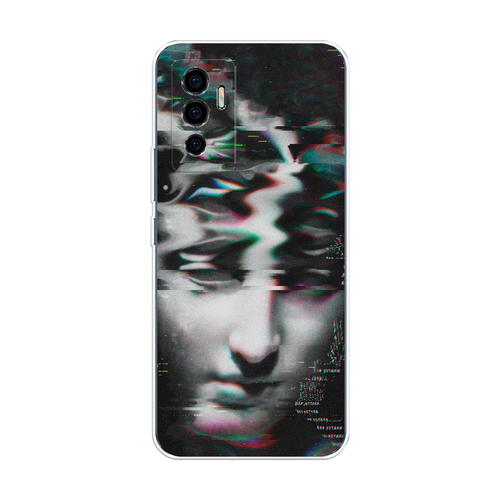 Силиконовый чехол на Vivo V23e/Y75 4G / Виво V23e/Y75 4G Glitch Art силиконовый чехол на vivo y75 4g виво y75 4g ледники