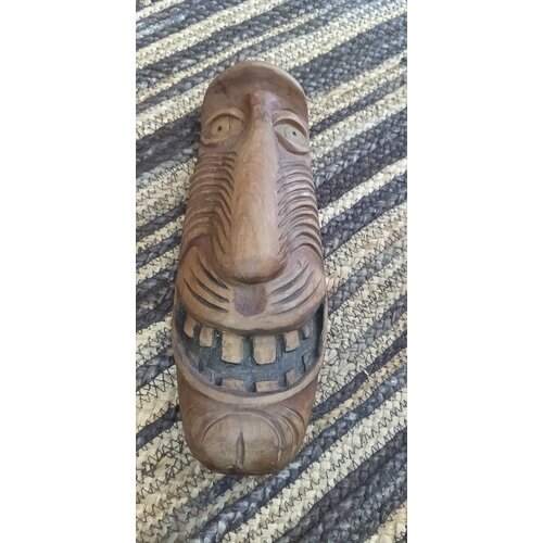 Маска-панно деревянная декоративная настенная 3515см брелок в подарок 9500₽