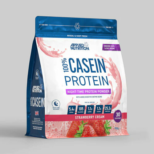 applied nutrition bcaa amino hydrate 450 гр applied nutrition апельсин манго Applied Nutrition CASEIN 900G BAG (STRAWBERRY)