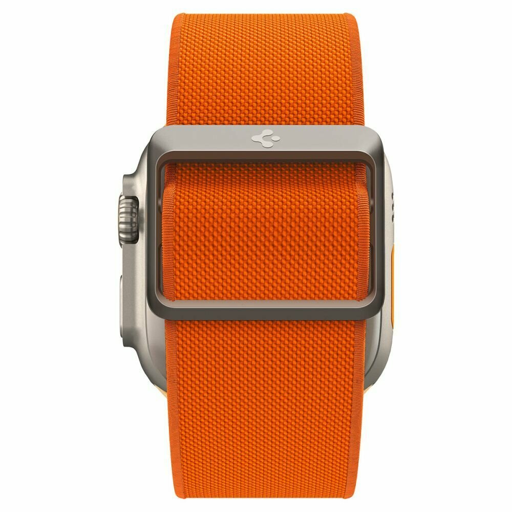 Ремешок Spigen на Apple Watch (49/45/44/42 mm) (AMP05986) Lite Fit Ultra / Спиген для Эпл Вотч ремешок, оранжевый — фото 1
