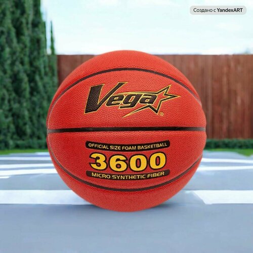 Баскетбольный мяч / Баскетбольный мячик / Мяч для игры в баскетбол размер 6 / Vega OBU-618