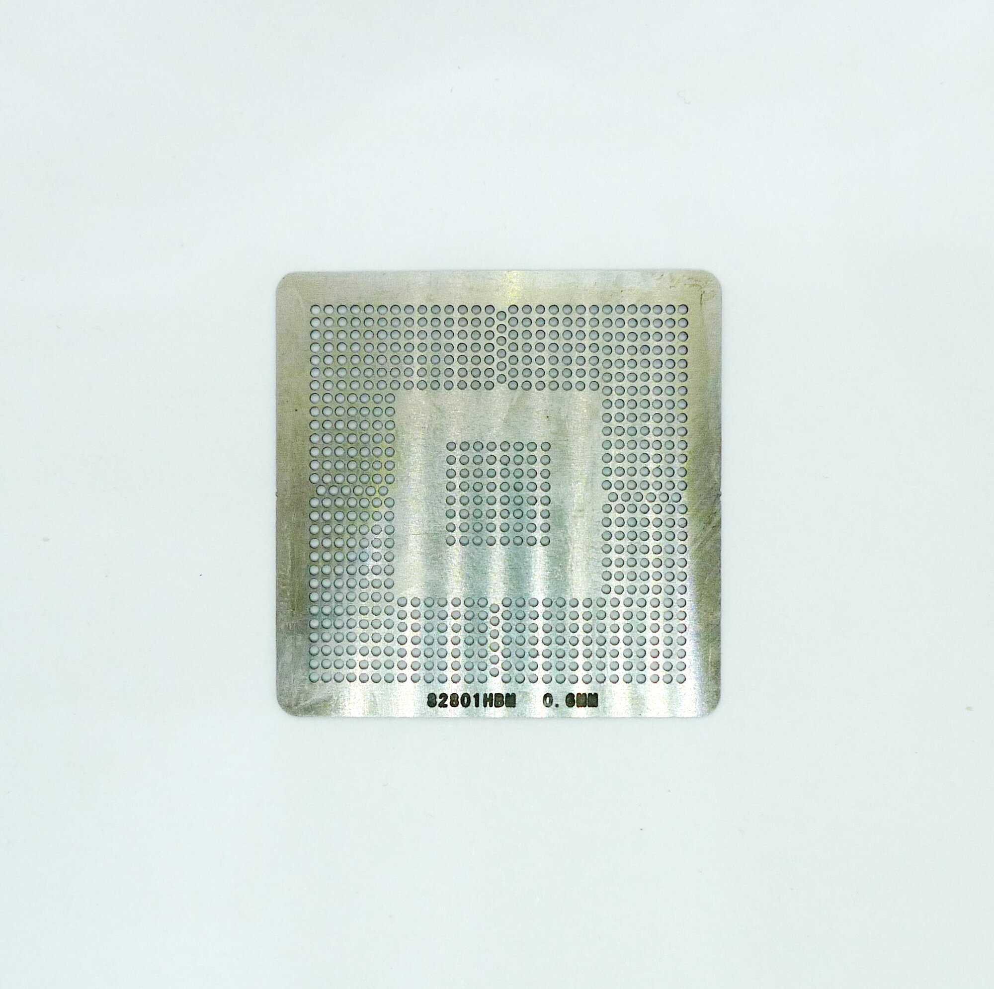 Трафарет BGA для реболлинга 82801HBM 0.6 мм
