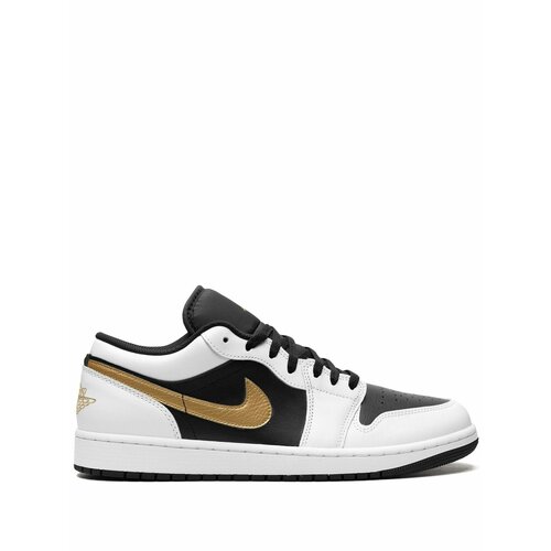 фото Кроссовки jordan air jordan 1 low gold swoosh, размер 12.5 us, белый