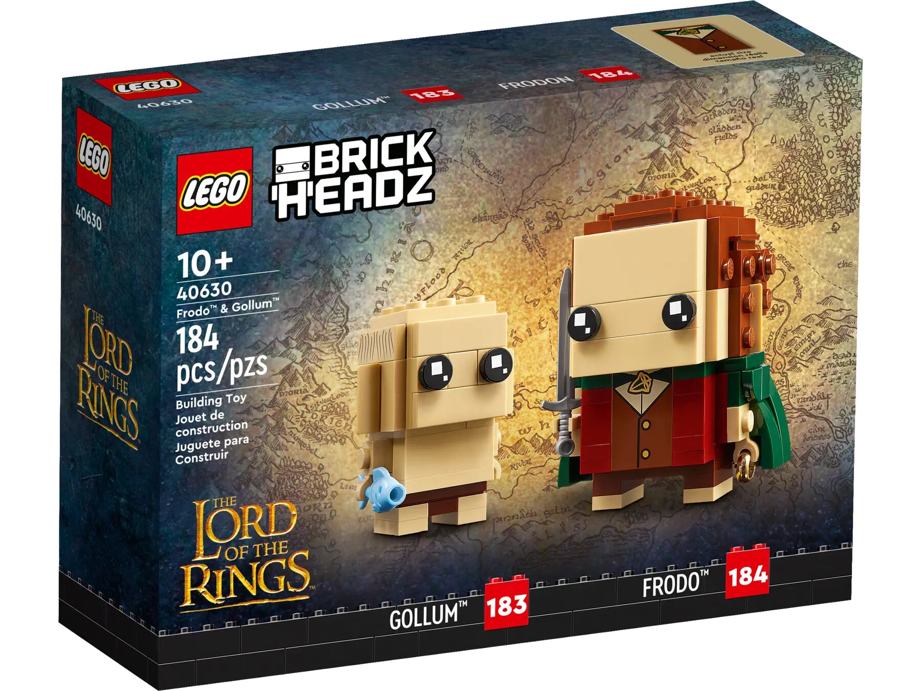 Конструктор LEGO BrickHeadz 40630 Frodo & Gollum