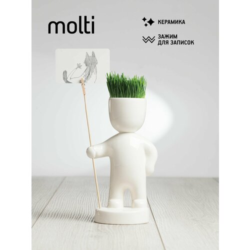 Набор для выращивания кашпо ваза подарочный набор для женщин и мужчин Funky Headman 1290₽