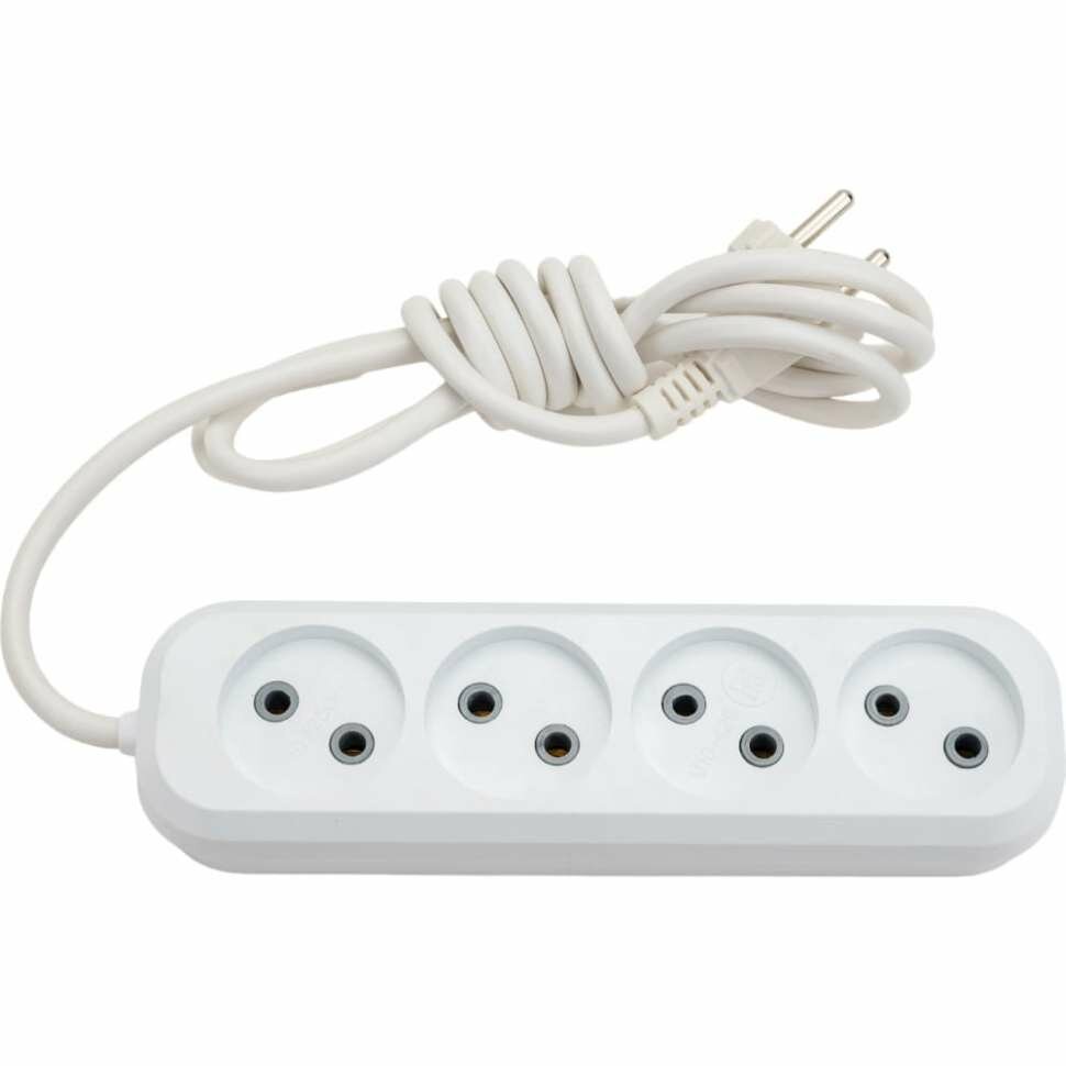 Сетевой удлинитель ПЕРЕСВЕТ+ Р/С-4 шнур ПВС 2*075- 2м 4620003920448