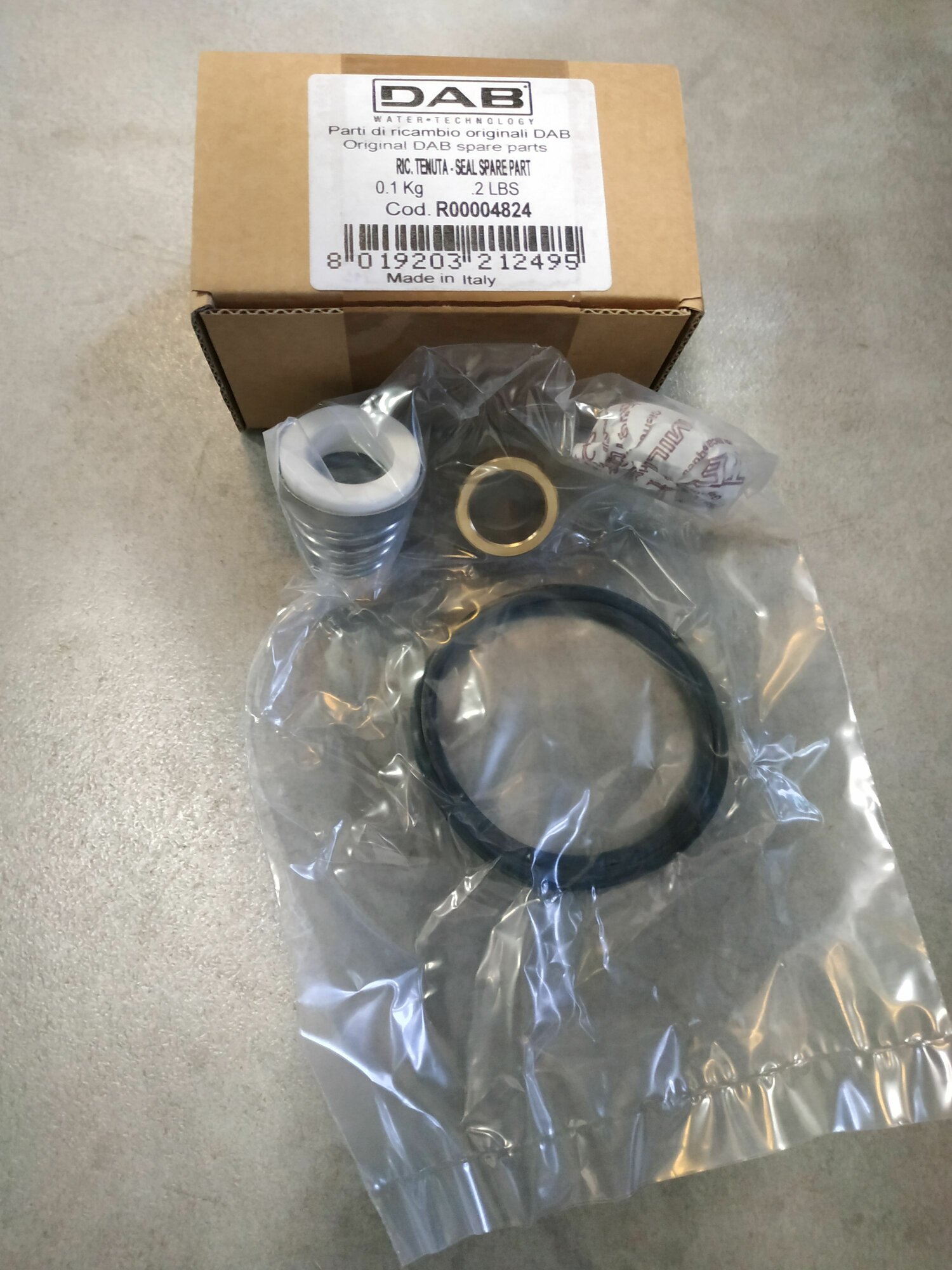 Комплект торцевого уплотнения насоса DAB ALM 500, ALP 2000 (SHAFT SEAL D.18), R00004824