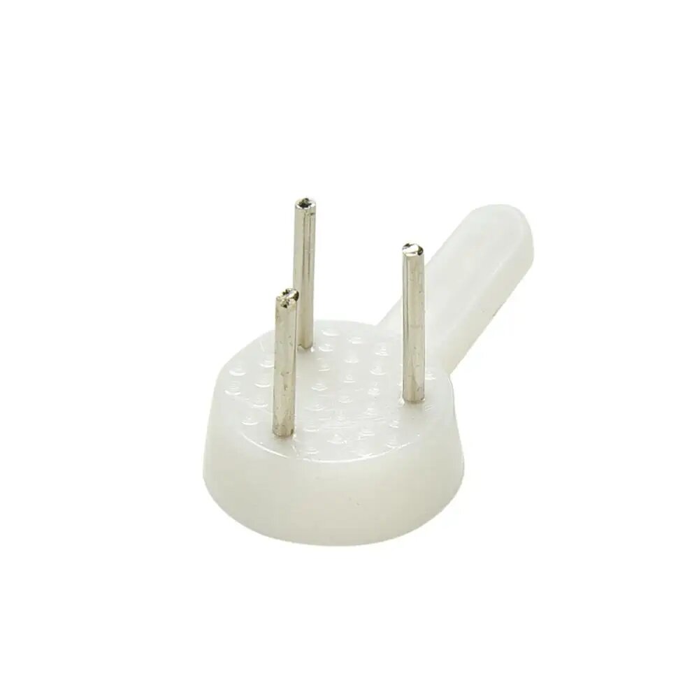 Белые пластиковые крючки для картин 20 шт