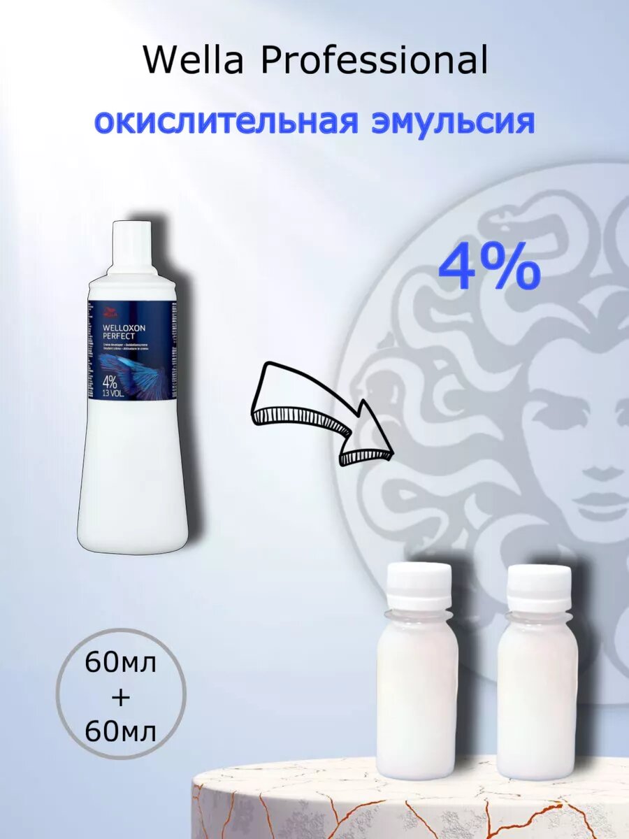 Окислительная эмульсия WELLOXON PERFECT 4% 60мл+60мл — фото 1