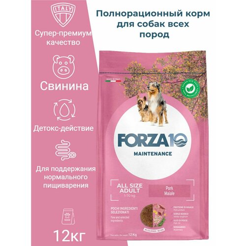 Корм для собак сухой Forza10 Maintenance Maiale All Breeds для всех пород /свинина /12кг