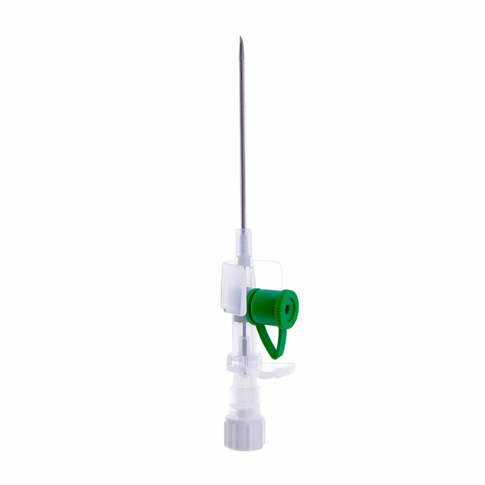 Картинки Катетер внутривенный с крылышками 18 G (зеленый) 5 штук