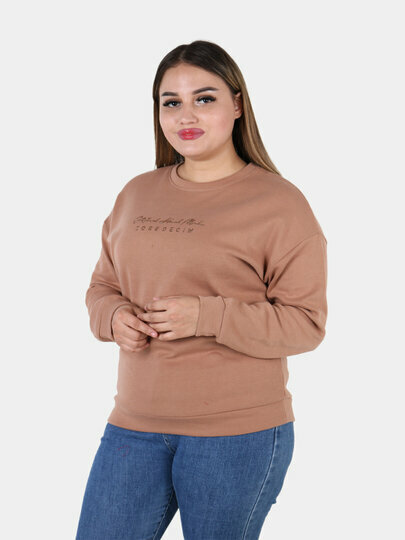 Свитер размер 48, , карамельный — фото 1