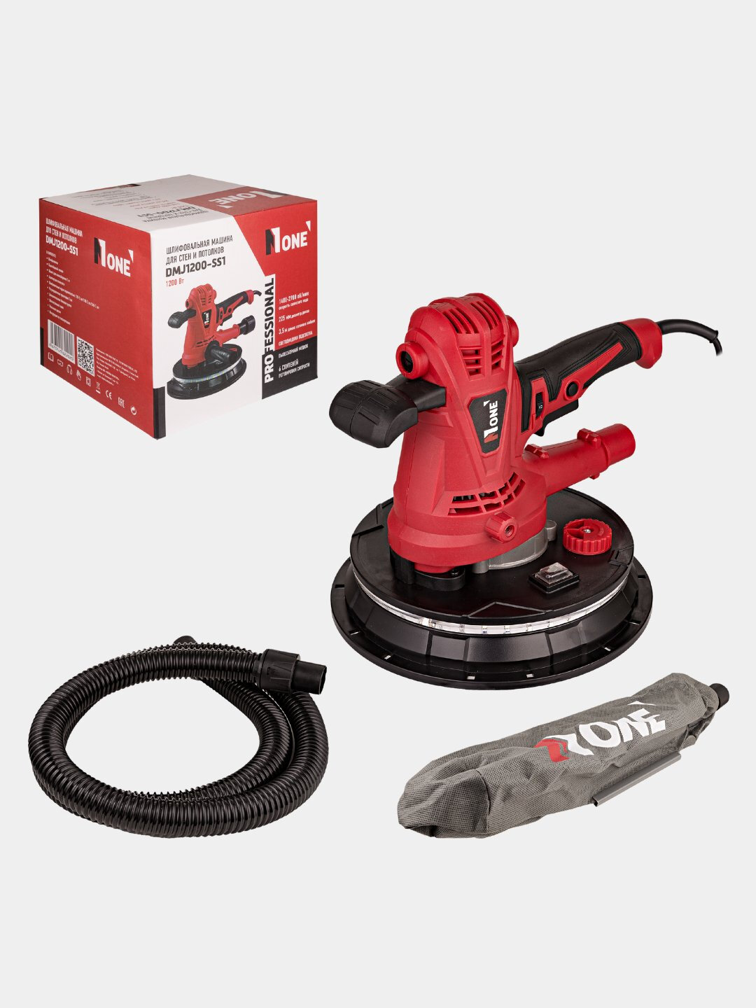 Шлифмашина Number One DMJ1200-SS1, для стен и потолков, 1200Вт, регулировка оборотов