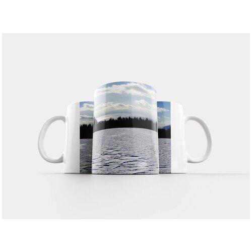 фото Кружка "зимний пейзаж, шарлевуа, снег" 320 мл lotsprints