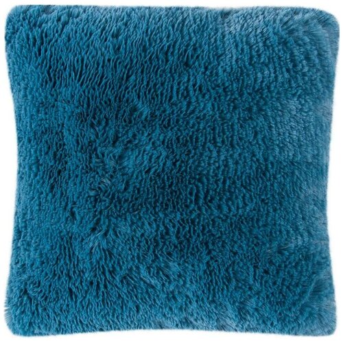Подушка «Мех» 40x40 см цвет синий