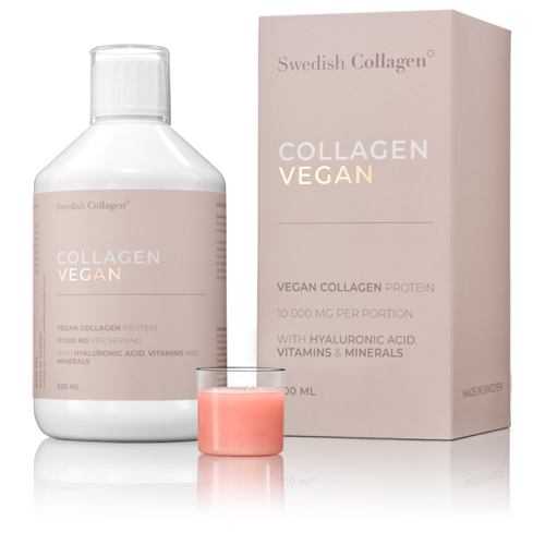 Веганский коллаген Collagen Vegan SWEDISH NUTRA 10 000 мг питьевой 500 мл шведский