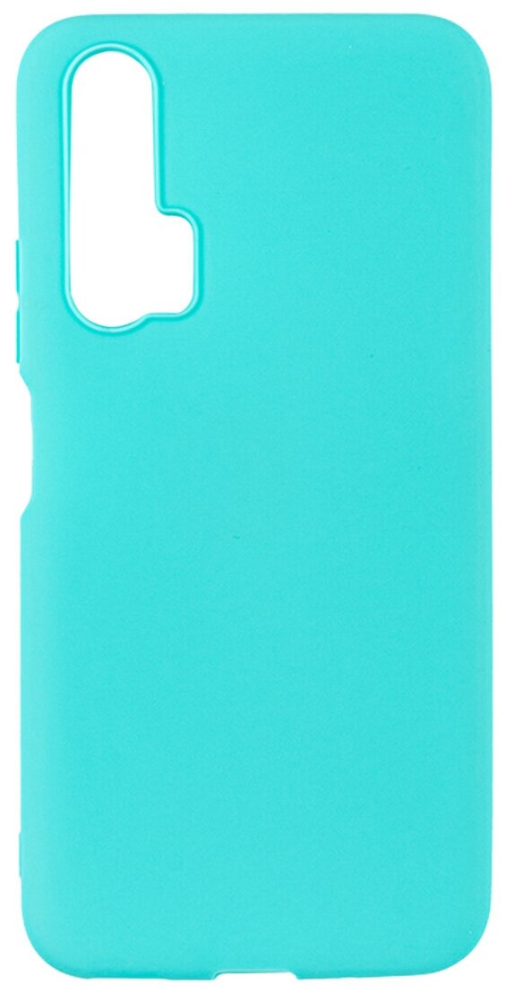 Чехол для Huawei Honor 20 Pro. Силиконовый. Бирюзовый.