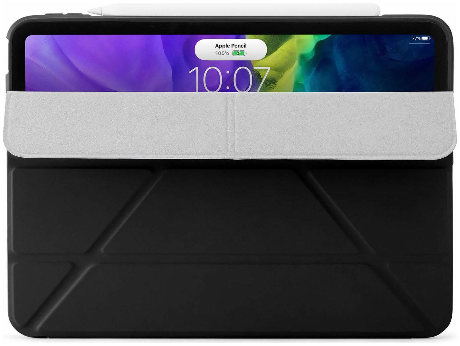 Чехол Pipetto для iPad Air 109 (2020) Origami Pencil Case черный (P048-49-Q)