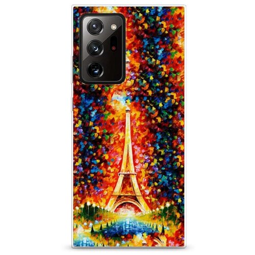 фото Силиконовый чехол "эйфелева башня экспрессия" на samsung galaxy note 20 ultra / самсунг галакси ноут 20 ультра case place
