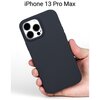 Чехол силиконовый на iPhone 13 Pro Max / Айфон 13 Про Макс Темно-серый - изображение