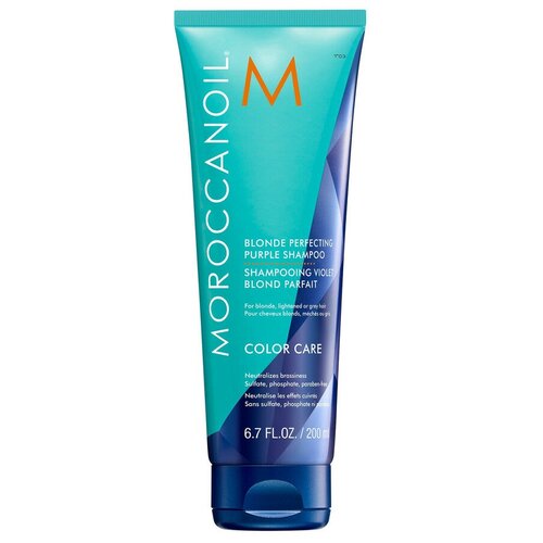 Moroccanoil Color Care Purple Shampoo - Тонирующий шампунь с фиолетовым пигментом для светлых волос 200 мл