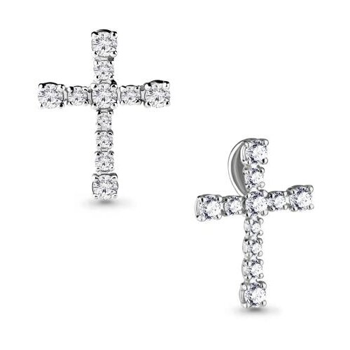 фото Подвеска из белого золота aquamarine 922778 с бриллиантом diamant-online