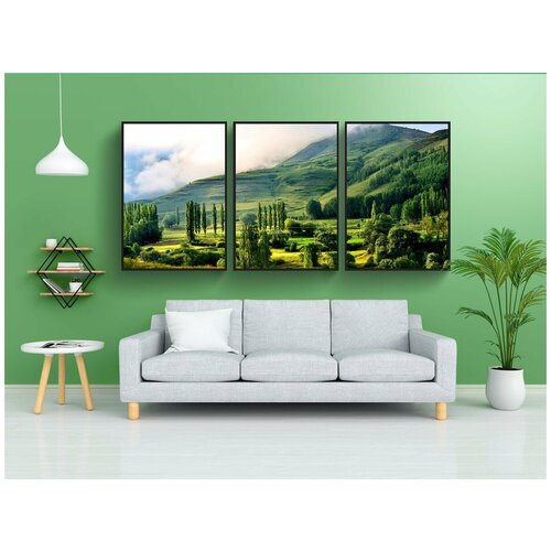 фото Набор модулных постеров для интерьера "природа, посмотреть, kackar" 60x90 см. в тубусе, без рамки lotsprints