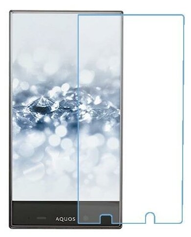 Sharp Aquos Crystal 2 защитный экран из нано стекла 9H одна штука