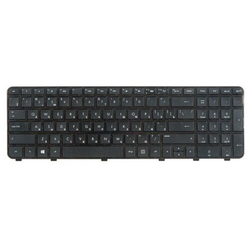 Клавиатура для HP для Pavilion dv6-6000 (634139-251) Black, black frame, гор. Enter клавиатура zeepdeep для hp для pavilion dv6 6000 634139 251 black black frame гор enter